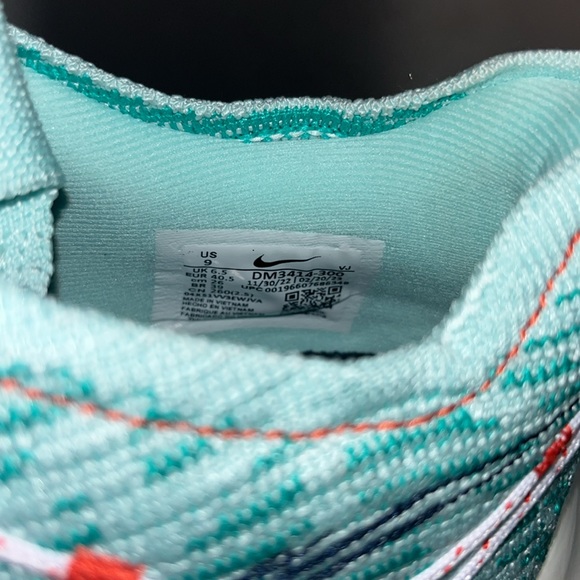 Nike ZOOMX Pegasus Turbo Next Nature FLYKNIT running shoe size 9 NWOT color Jade - Picture 9 of 14